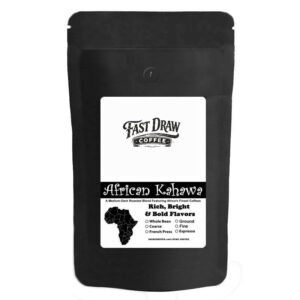 Trailblazer Roast – African Kahawa Blend – Medium Dark Roast Whole Coffee Beans - 2 LBS